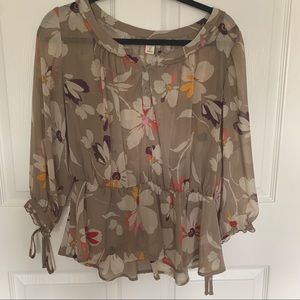 Old Navy Floral Print Blouse